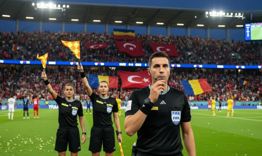 2026 Dünya Kupası Elemeleri İçin Türkiye-Romanya Maçında Hakem François Letexier Belirlendi