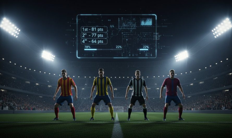 Yapay Zeka ile Süper Lig’deki Şampiyonluk İhtimalleri: Galatasaray’ın Avantajı