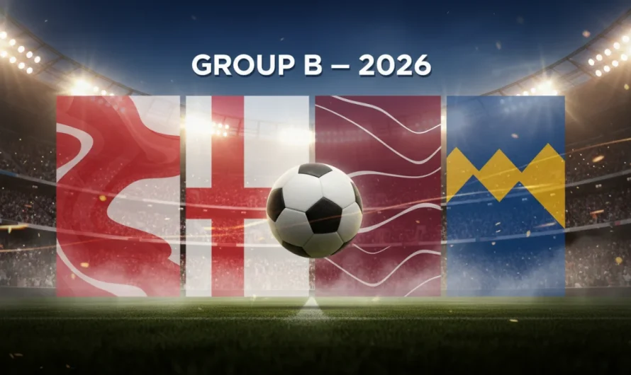 2026 Dünya Kupası B Grubu: Futbolun Altın Dörtlüsü Kanada, İsviçre, Katar ve Bosna Hersek