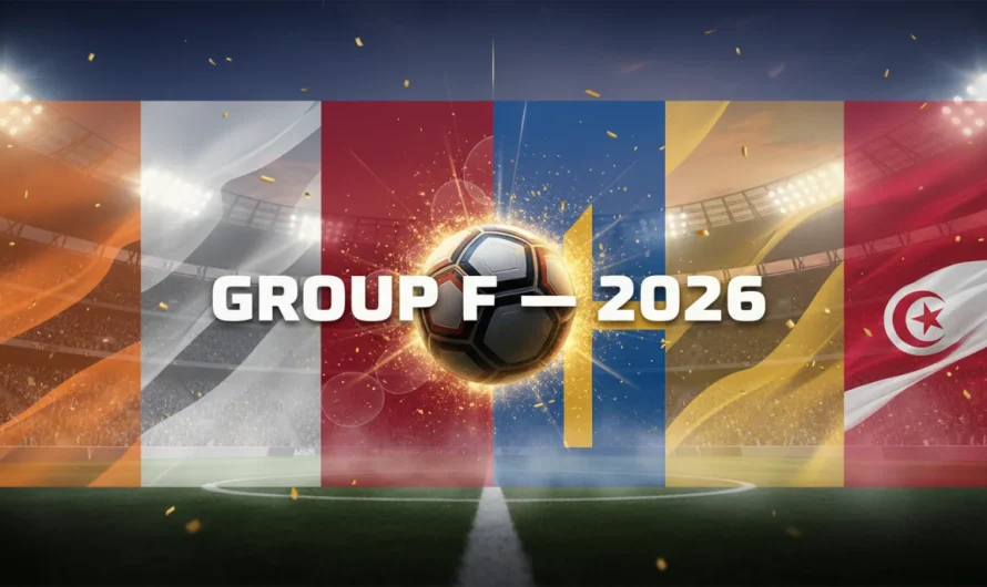 2026 Dünya Kupası F Grubu: Dört Ülkenin Futbol Savaşları